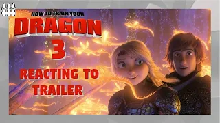 Reacting To How To Train Your Dragon 3 The Hidden World Trailer