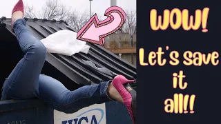 THIS IS FREAKIN CRAZY!   DUMPSTER DIVING FINDS AND DONATING TO ANIMAL SHELTER!   FREE HAUL