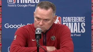 Michael Malone sounds off on the Playoff Narratives & WCF Game 2 win vs Lakers, Postgame Interview