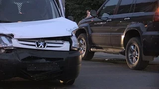 У Житомирі на перехресті вулиць Перемоги та Котовського зіштовхнулись три автомобілі - Житомир.info