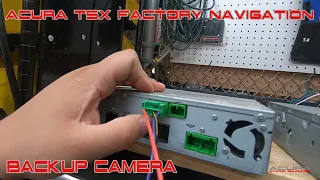 How To Add a Backup Camera to the Factory Navigation - 2004 2005 2006 2007 2008 Acura TSX