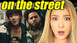 Americans React To j-hope 'on the street (with J. Cole)'