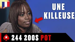 Cette Amatrice KILLEUSE ne recule pas devant 244 200 $ Pot ♠️ PokerStars en Français