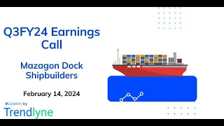 Mazagon Dock Shipbuilders Earnings Call for Q3FY24