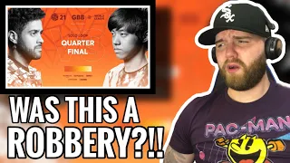Chris TheOdian 🇫🇷 vs DICE 🇰🇷 | GRAND BEATBOX BATTLE 2021 Quarter Final (Reaction)