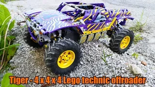 Tiger - 4 x 4 x 4 Lego technic offroader