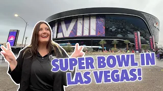 Inside Tour of Allegiant Stadium Ahead of Super Bowl 58 in Las Vegas!