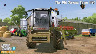 Buying a Lime Spreader. Hauling Silage Bales. Harvesting Oat & Canola🔸The Old Stream Farm #27🔸FS 22