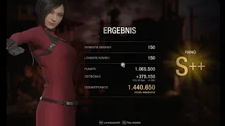 Resident Evil 4 Remake - Mercenaries - Island - Ada Wong S++ Rank