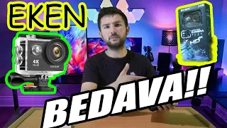 EKEN H9 Aksiyon kamerası inceleme | 4k çeken en iyi F/P Aksiyon kamerası EKEN H9