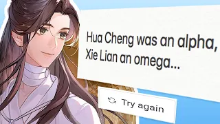 I made an AI write Hualian Fanfiction (GONE WRONG)