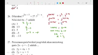 part 5 pembahasan soal inten SNBT 2023 pengetahuan kuantitatif 25-29