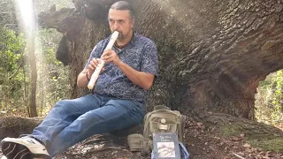 Native American Flute Music on a PVC Flute