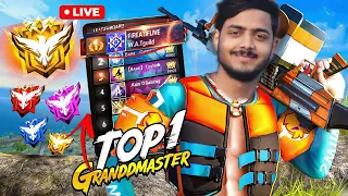 🔴[Live] Top 1 AWM King is Back👽Full Josh😤Serious Grandmaster Pushing😡-Garena Free Fire !!