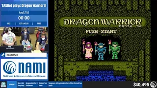 TASBot Plays Dragon Warrior II by TheAxeMan - RPG Limit Break 2022