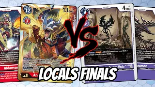 Red Ancient Hybrid vs Eyesmon Rush Locals Finals (Digimon TCG English BT7)