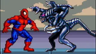 Spider-Man (SNES) All Bosses (No Damage)