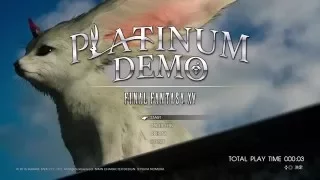 【FF15】PLATINUM DEMO FINAL FANTASY XV ファイナルファンタジー15体験版