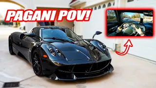 Pagani Huayra POV Drive & Walkaround! *V12 TWIN TURBO*