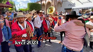 Sábado de Gloria JEREZ 2023 ambiente de bandas y tamborazos