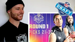 Rugby Player Reacts to Round 1 of The 2020 NFL DRAFT! (Picks 21-32)