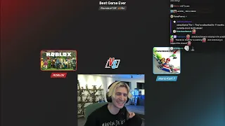 xQc Votes on the BEST GAME EVER!