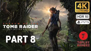 Shadow of the Tomb Raider Gameplay Walkthrough - PART 8 - Full Game [4K HDR 60FPS] - No Commentary