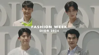 [Fashion Week] Asian artists at Dior Summer 2024 Men’s Show (mini vlog)