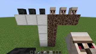 what if you create REVERSED WITHER IRON GOLEM BOSS in MINECRAFT #161