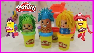 Сумасшедшие пластилиновые прически - парикмахерская Play Doh!