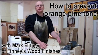 How to make wood lighter - removing / preventing orange tone on Pine
