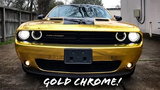 Gold Chrome Challenger Wrap!