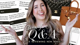 REVIEWING NEW MAKEUP : CHANEL, PATRICK TA New Blush 🤩  Q&A and 24K GIVEAWAY 🎉