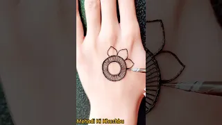 Flower tikki mehndi design ❤️ | Henna designs | #henna #shorts