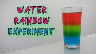 Water Rainbow | Water Density Science Experiment