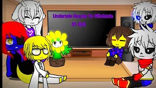 Undertale Reacts To Glitchtale ! Ep2 S1 ! gacha club reaction !