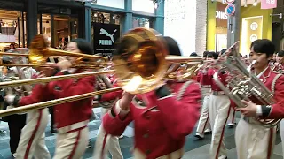 Waseda Setsuryo  High School Wind Band at the 18th Kyoto Sakura Parade