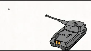 Panzer VI vs Russian Tank [Flipaclip]