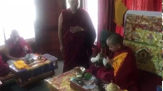 Lati Rinpoche Guru Puja at Lati Ladrang on 16/01/2019 (Pt 4)