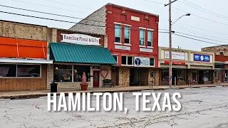 Hamilton, Texas! Drive with me through a Texas town!