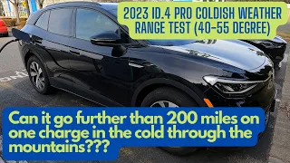 2023 ID.4 Pro RWD 70 mph Range Test | Cool Weather 40-55 degrees Fahrenheit
