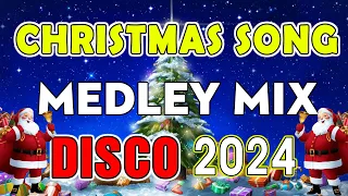 DISCO Christmas Songs 2024 Dance Mix 🎅DJ Nonstop Christmas Instrumental🎄Christmas Songs