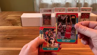 Busting a pack of 1986 Fleer Basketball from Ebay...and busting the seller for a tampered pack!!
