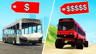 GTA 5 - $0 BUS vs $24,000,000 BUS!