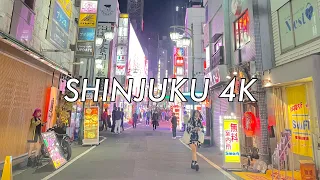 【4K】Streets of Japan. Shinjuku Tokyo. What happened today. 24 MAY 2022.