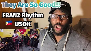 FILIPINO JAM TIME!! 🇵🇭 FRANZ Rhythm - USOK_(Asin) COVER | REACTION!!!