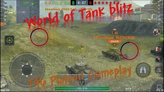 World of Tank Blitz: T46 Platoon Gameplay & Night Hunt Mission