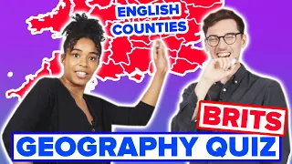 Brits Try To Label A Map Of English Counties
