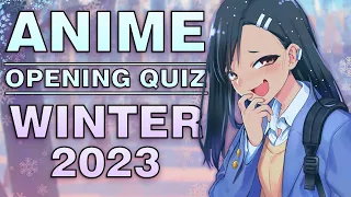 ANIME OPENING QUIZ #05 | Winter 2023 (40 NEW SONGS!!)