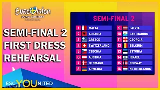 Eurovision 2024: Semi Final 2 - First Dress Rehearsal Live Stream DISCUSSION